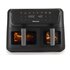 HISENSE HAF2700DCD Doppia 11 L Indipendente 2700 W Friggitrice ad aria calda Nero