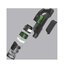 Hoover HF920P 011 Senza sacchetto 0,7 L 350 W Metallico, Verde