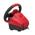 HORI NSW-228U Sterzo + Pedali Nero, Rosso