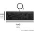 HP 125 G2 USB WIRED KEYBOARD