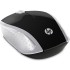 HP 200 RF Wireless 1000DPI Ambidestro Argento