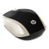 HP 200 (Silk Gold) RF Wireless 1000DPI Ambidestro Nero, Oro