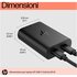 HP Caricabatterie per laptop USB-C GaN da 65 W