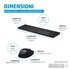 HP Combo tastiera e mouse wireless 650