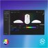 HP HyperX Pulsefire Haste 2 Core Wls Mouse da gaming bianco verde viola
