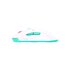HP HyperX Pulsefire Haste 2 Core Wls Mouse da gaming bianco verde viola