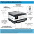 HP OfficeJet Pro Stampante multifunzione 8124e