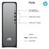 HP OmniDesk Slim Desktop S03-0007nl PC Intel® Core™ i3 i3-13100 8 GB DDR5-SDRAM 256 GB SSD Windows 11 Home Tower Nero, Argento