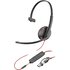 HP POLY Blackwire 3215 Monaural USB-C Headset +3.5mm Plug +USB-C/A Adapter