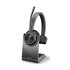 HP POLY Voyager 4310 UC Auricolare Wireless A Padiglione Ufficio USB tipo A Bluetooth Base di ricarica Nero