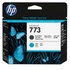 HP Testina di stampa nero opaco/ciano DesignJet 773