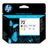 HP TESTINA NERO MATTE E GIALLO N 72 PER DESIGNJET T1100
