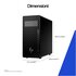 HP Z2 Tower G1i Wolf Pro Security Edition Intel Core Ultra 9 285K 32 GB DDR5-SDRAM 1 TB SSD NVIDIA RTX PRO 4000 Blackwell Windows 11 Pro Stazione di lavoro AI Workstation, AI PC Nero