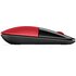 HP Z3700 RF Wireless Ottico 1200DPI Nero/Rosso Ambidestro