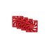 Hyte FAN- -FA12-RR-4 sistema di raffreddamento per computer Processore Ventilatore 12 cm Rosso 4 pz