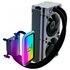 Hyte THICC Q60 RGB AIO con radiatore in alluminio da 240mm e 52 mm di spessore, schermo IPS integrato da 720 x 1280 pixel Bianco