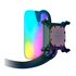 Hyte THICC Q60 RGB AIO con radiatore in alluminio da 240mm e 52 mm di spessore, schermo IPS integrato da 720 x 1280 pixel Bianco