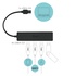 I-TEC Advance U3HUB404 hub di interfaccia USB 3.2 Gen 1 Type-A 5000 Mbit/s Nero