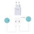 I-TEC CHARGER2A4W Caricabatterie per dispositivi mobili Interno Bianco