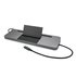 I-TEC Metal SB-C Ergonomic 4K 3x Display Docking Station with Power Delivery 85 W + Universal Charger 100 W