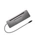 I-TEC Metal SB-C Ergonomic 4K 3x Display Docking Station with Power Delivery 85 W + Universal Charger 100 W