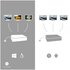 I-TEC Metal SB-C Ergonomic 4K 3x Display Docking Station with Power Delivery 85 W + Universal Charger 100 W