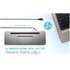 I-TEC Metal SB-C Ergonomic 4K 3x Display Docking Station with Power Delivery 85 W + Universal Charger 100 W