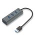 I-TEC Metal U3HUBMETAL403 USB 3.2 Gen 1 Type-A Grigio