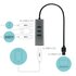 I-TEC Metal U3HUBMETAL403 USB 3.2 Gen 1 Type-A Grigio