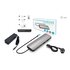 I-TEC Metal USB-C Nano 2x Display Docking Station with PD 100 W + Charger 100W