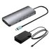 I-TEC Metal USB-C Nano 3x Display Dock, 2x HDMI 1x USB-C video with Power Delivery 140W + Universal Charger 140 W