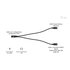 I-TEC USB-C Cable Splitter Audio/Data + Power Delivery 100W