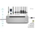 I-TEC USB-C Metal Ergonomic 3x 4K Display Docking Station with Power Delivery 100 W + Universal Charger 100 W