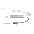 I-TEC USB-C/USB-A Charging Metal HUB 7 port (3x USB-C, 4x USB-A)