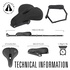 ICON.E SeatyLock Sella con Lucchetto Comfort