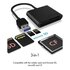 Icy Box IB-CR301-U3 lettore di schede USB 3.2 Gen 1 (3.1 Gen 1) Nero - Card reader SD Micro SD CF Compact Flash
