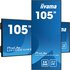 IIyama LH10551UWS-B1AG visualizzatore di messaggi Pannello piatto per segnaletica digitale 2,66 m (104.7