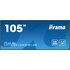 IIyama LH10551UWS-B1AG visualizzatore di messaggi Pannello piatto per segnaletica digitale 2,66 m (104.7
