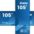IIyama LH10551UWS-B1AG visualizzatore di messaggi Pannello piatto per segnaletica digitale 2,66 m (104.7