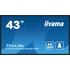 IIyama LH4354UHS-B1AG 42.5" LCD Wi-Fi 500 cd/m² 4K Ultra HD Nero Processore integrato Android 11 24/7
