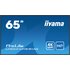 IIyama LH6541UHS-B1AG visualizzatore di messaggi 163,8 cm (64.5") LCD 500 cd/m² 4K Ultra HD Nero 24/7