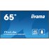 IIyama LH6565UHSB-B1 Design chiosco 163,8 cm (64.5") LED Wi-Fi 800 cd/m² 4K Ultra HD Nero Processore integrato Android 11 24/7