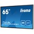 IIyama LH6570UHB-B1 visualizzatore di messaggi Pannello piatto per segnaletica digitale 163,8 cm (64.5