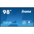 IIyama LH9875UHS-B2AG visualizzatore di messaggi Pannello piatto per segnaletica digitale 2,48 m (97.5") LED Wi-Fi 500 cd/m² 4K Ultra HD Nero Processore integrato Android 11 24/7