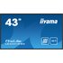 IIyama PROLITE LE4341S-B2 Pannello piatto per segnaletica digitale 108 cm (42.5") LCD 350 cd/m² Full HD Nero 18/7