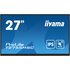 IIyama ProLite T2755MSC-B1 68,6 cm (27") 1920 x 1080 Pixel Full HD LED Touch screen Da tavolo Nero