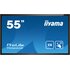 IIyama T5562AS-B1 visualizzatore di messaggi Pannello piatto interattivo 138,7 cm (54.6") VA 500 cd/m² 4K Ultra HD Nero Touch screen Processore integrato Android 8.0 24/7