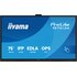 IIyama TE7513A-B1AG visualizzatore di messaggi Pannello piatto interattivo 190,5 cm (75