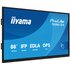 IIyama TE8613A-B2AG visualizzatore di messaggi Design chiosco 2,17 m (85.6") Wi-Fi 500 cd/m² 4K Ultra HD Nero Touch screen Processore integrato Android 24/7