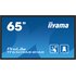 IIyama TF6539AS-B1AG visualizzatore di messaggi Pannello piatto per segnaletica digitale 163,8 cm (64.5") LED 500 cd/m² 4K Ultra HD Nero Touch screen Processore integrato Android 24/7